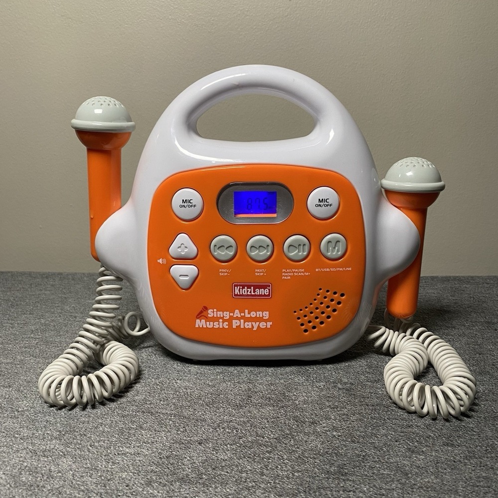 KidzLane Sing-A-Long Music Player Bluetooth MP3 Radio Toy